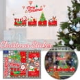 thumbnail image 1 of Etiqueta engomada de la ventana de Papá Noel del muñeco de nieve de la historieta Etiqueta engomada de la decoración del hogar del regalo de Navidad Wmkox8yii gf11649, 1 of 9