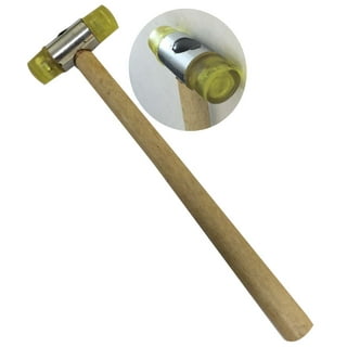 New Rubber Mallet Hammer 25mm Nonslip Grip Dual Mini Rubber and Nylon Head Face Northtiger