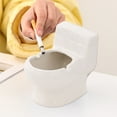 thumbnail image 6 of Halloween Ashtray for Cigarettes, Ceramic Toilet Ashtray Funny Bathroom Decoration Novelty Smoking Ash Tray Creepy Desktop Ornaments Gag Gift for Party Men Women, 6 of 6
