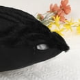 thumbnail image 4 of REGALWOVEN Set of 2 Shaggy Plush Throw Pillow Covers Couch Pillow Covers for Home Black-2 20" x 20", 4 of 6