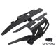 thumbnail image 1 of 1 Soportes de Parabrisas CNC Ajustables s de de Acero Inoxidable Accesorios de Repuesto de Motocicleta Suministros para C40 Soledad Soporte de parabrisas CNC, 1 of 4