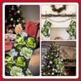 thumbnail image 7 of Picia Teal floral elegance for 18in Christmas Stockings, Xmas Stocking for Kids, Holiday and Family Stocking for Fireplace or Party Decoration, 7 of 7