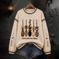 thumbnail image 2 of Women's Vintage Halloween Sweatshirt Witch Graphic Long Sleeve Pullover Tops Funny Casual Crewneck Fall Winter Cute Sweater, 2 of 4