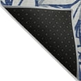 thumbnail image 3 of Addison Rugs Chantille Indoor/Outdoor Transitional Floral Navy Washable Rectangle Rug, 10' x 14', 3 of 6