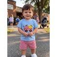 thumbnail image 6 of BemeyourBBs Toddler Baby Boy Back To School Outfit Pre Kindergarten Outfits Little Baby Boy Summer Clothes Casual Apple Pencil In Cart Embroidered ShoShirt and Pockets Plaid Shorts 2 Pcs Set, 6 of 9