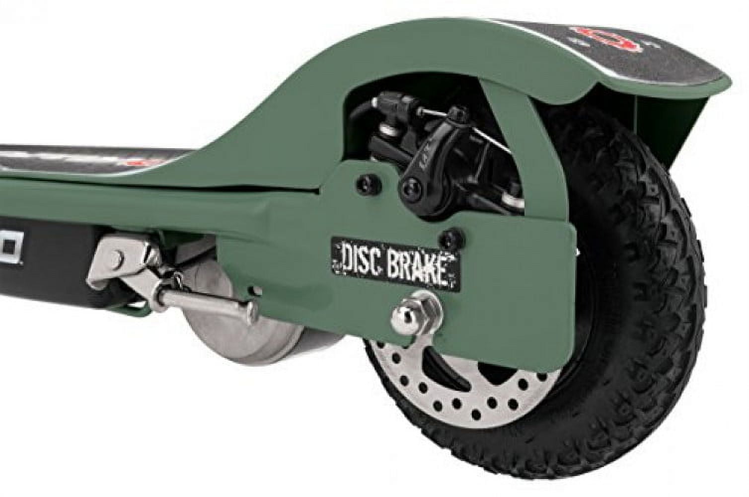 Razor RX200 Electric Scooter - Black/Green, up to 12 mph, All Terrain Off-Roading, for Teen Age 13+