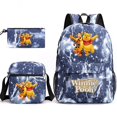 thumbnail image 1 of 3pcs Disney Winnie the Pooh Teenager Students Backpacks Schoolbags Pencil Case Shoulder Bags Boys Girls School Bags Sets, 1 of 4