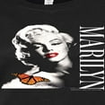 thumbnail image 3 of Marilyn Monroe - Pop Culture Icon - Monarch Butterfly - Juniors Fitted Graphic T-Shirt, 3 of 5