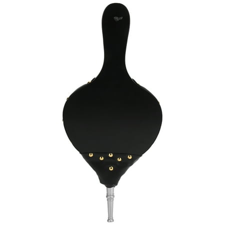 

Fire Bellow Fireplace Bellows Portable Wood And Leather Handle For Outdoor Camping Silver Nozzle