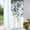 Green, variant on Grey Eucalyptus Shower Curtain, Watercolor Plant Leaves with Floral Bathroom Shower Curtain Set with Hooks, Gray White, 72x72