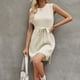thumbnail image 3 of Vestido sin mangas para mujer minivestido de cóctel tejido a la moda Vestidos femeninos sueltos FLhrweasw Nuevo, 3 of 7
