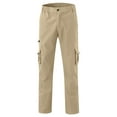 thumbnail image 5 of JUMESG Men's Pants Men's Straight Fit Khaki Pants (Khaki,XXXXL), 5 of 6