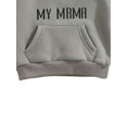 thumbnail image 6 of Toddler Girls Hooded Dress Letter Print Pullover Dress Long Sleeve Hoodie Sweatshirt Outwear Top, 6 of 7