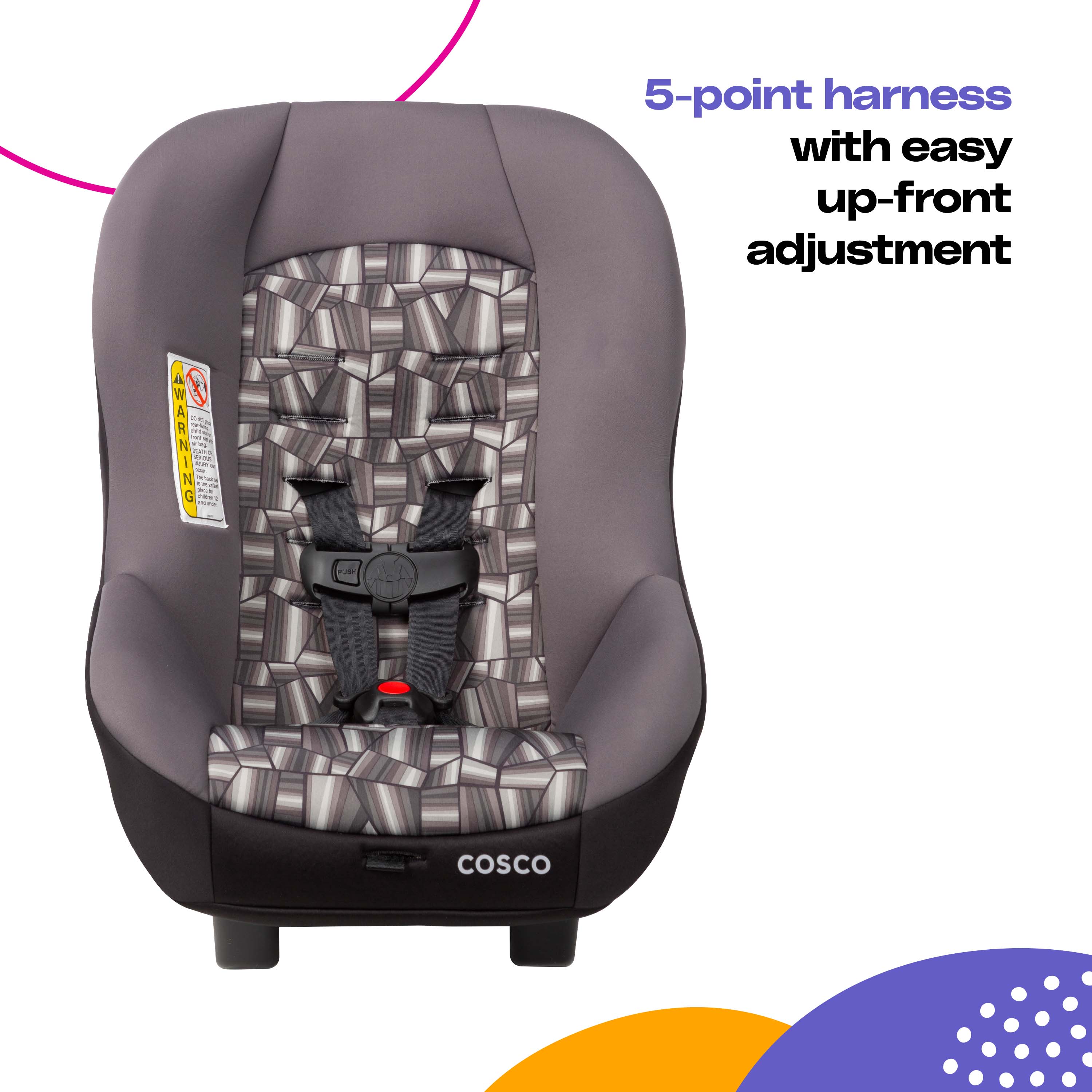Cosco Kids Scenera NEXT Convertible Car Seat, Mimic - image 7 of 19