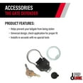 thumbnail image 3 of Pop and Lok Gate Defender Black Tailgate Lock, 3 of 5