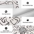 thumbnail image 5 of Abstract Boho Outdoor Rug for Patio/Deck/Porch, Non-Slip Large Area Rug 5 x 8 Ft, Modern Fluid Lines Black Gray Texture Indoor Outdoor Rugs Washable Area Rugs, Reversible Camping Rug Carpet Runner, 5 of 8