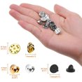 thumbnail image 4 of Pin Backs, Serizo 84 Pcs Verrous pour Broche et Chapeau (Styles Assortis), 4 of 5