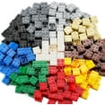 thumbnail image 6 of 2x2 Bricks 400 Pieces Multicolored Classic Parts Building Creative Play Blocks Set Toy Basic Accessories Compatible with 3003 Major Brick Brands, 6 of 6