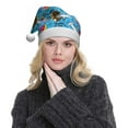thumbnail image 5 of Daiia Sharks Summer Print Christmas Knitted Beanie Hat, Large Knit Hat Xmas Small Gifts For Men Women Adult, 5 of 6