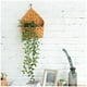 thumbnail image 5 of Caja de almacenamiento de cesta de pared de madera | Organizador de escritorio con asa de cuero • Soporte para frutas y bocadillos • Diseño tejido natural • Solución de almacenamiento decorativo • 1, 5 of 7