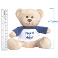 thumbnail image 4 of "Give a Little Hug" Comforting Plush Small Teddy Bear with Hug Message T-Shirt from Hug-a-BooBoo, 4 of 5