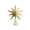 B-A, variant on Christmas Star Tree Topper, 11.4" 8-Point Glitter Sparkle Three-dimensional Star Ornament with Lights, Shining Xmas Tree Ornaments Home Decor