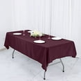 thumbnail image 3 of BalsaCircle 10 Pieces 54" x 96" Burgundy Rectangle Polyester Tablecloths Table Linen, 3 of 8