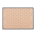 thumbnail image 2 of 2 Pcs Tapis de Cuisson en Silicone avec Plaque de Cuisson Antiadhésive Tapis de Cuisson Réutilisable Macaron Biscuit, 2 of 4