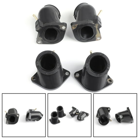 Motor Genic Throttle Body Intake Manifold Boot For Yamaha XVZ1300 XVZ13 02-13 XVZ1300TF
