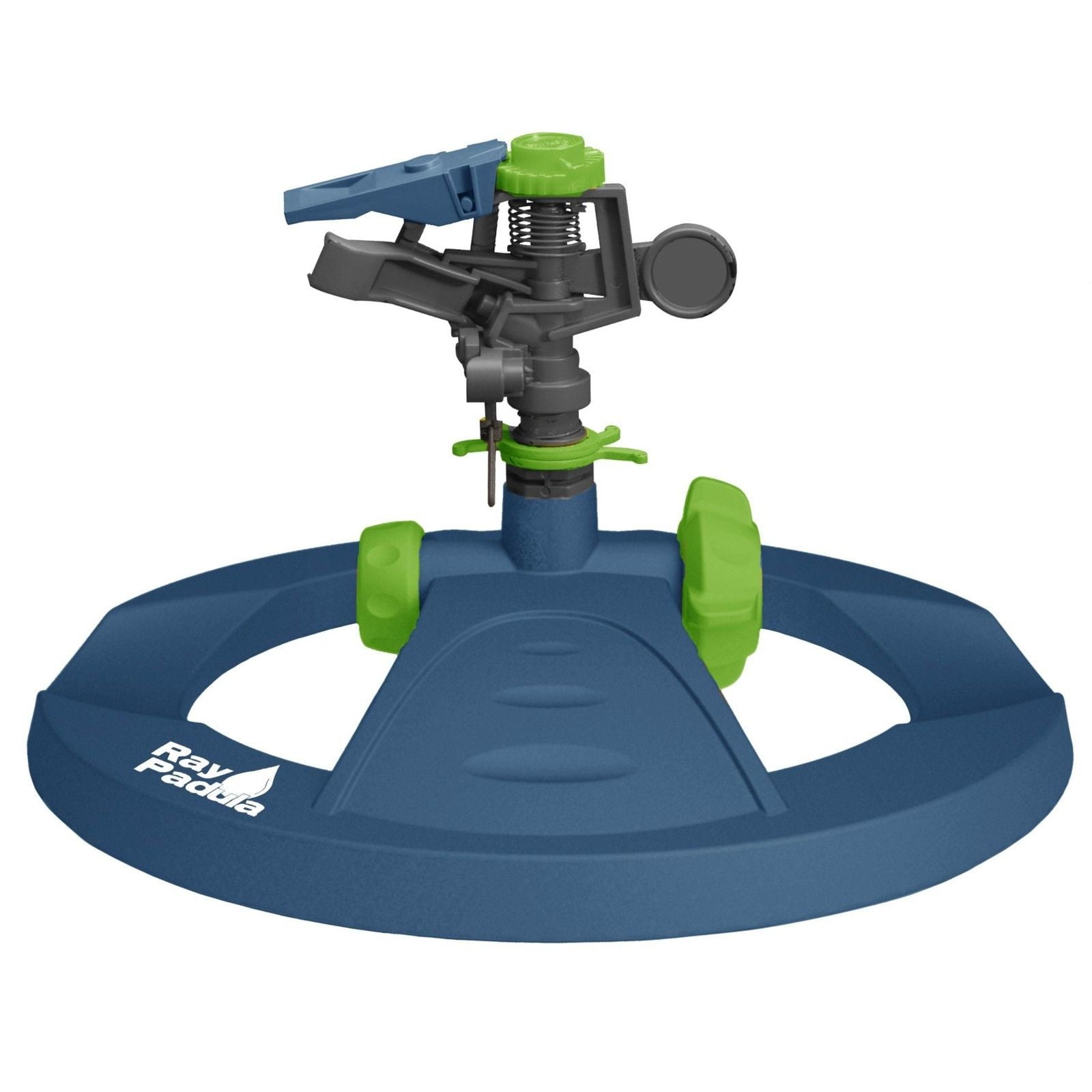 Ray Padula Sprinkler Pulsating on Circle Base Watering Lawn Yard