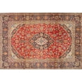thumbnail image 1 of Ahgly Company Machine Washable Indoor Rectangle Traditional Fire Brick Red Area Rugs, 7' x 9', 1 of 7