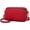 Red, variant on CoCopeanut Crossbady Bag for Women Multi Zip Pocket Shoulder Bag Nylon Handbag Clutch Bag with Wrist Strap Casual Purse