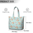 thumbnail image 5 of Flower Women's Large Weekend Travel Bag Moving Canvas Handbag Thick Double Layer Beach Weekend Travel Unisex Hospital Maternity Delivery with Toiletry Waterproof, 5 of 5