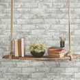 thumbnail image 4 of Roommates Gray Brick Peel & Stick Wallpaper, 4 of 5