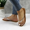 thumbnail image 4 of GJPBGK Women’s Summer Thong Flip Flop Sandals Comfy Casual Beach Walking Sandals for Indoor & Outdoor Wear, 4 of 7