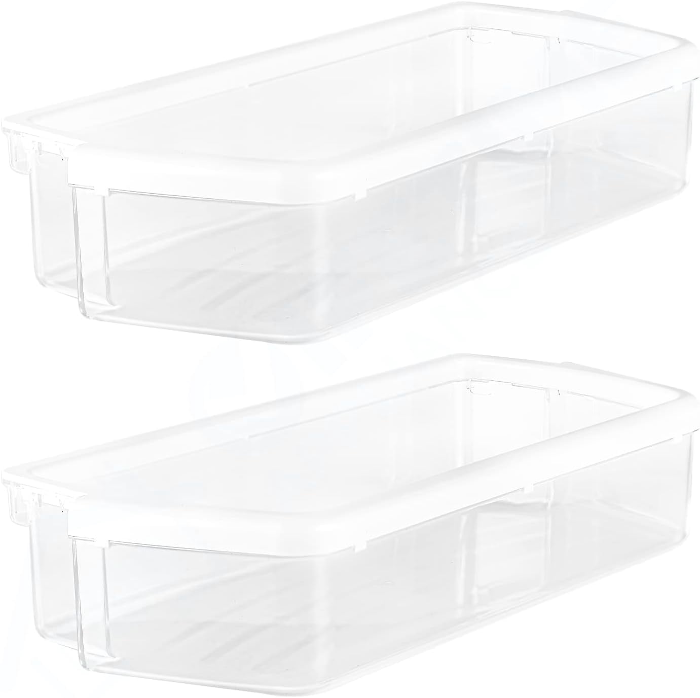 UPGRADED Lifetime Appliance 2 x Ultra Durable W10321304 Door Shelf Bin Compatible with Whirlpool Refrigerator - WPW10321304