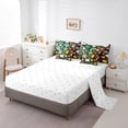 thumbnail image 3 of School Supplies 7 Piece Comforter Set Queen Bed in a Bag,Drawing Board Paintbrush Bedding Sets Students School Study Sheet Set with Comforter, 3 of 5