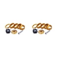 thumbnail image 2 of Redempat CANSUCC 8 Pieces/Set Mountain Bike Headset Spacer Portable Heavy Duty Anti-rust Replacement Outdoor Cycles Washer Gold 2Set, 2 of 6