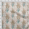 thumbnail image 3 of oneOone Cotton Cambric Pale Pink Fabric Leaves & Flowers Floral Craft Projects Decor Fabric Printed By The Yard 56 Inch Wide, 3 of 4