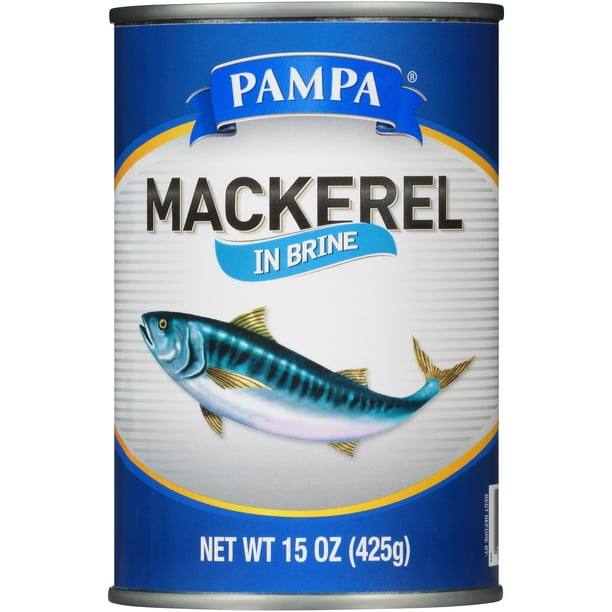 Pampa Mackerel in Brine, 15 oz Can