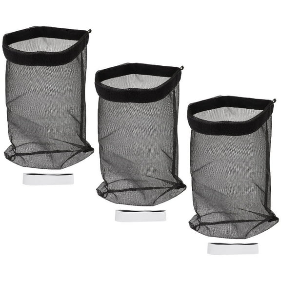 NIAIZEK 3-Pack Black Nylon Dryer Lint Catcher Bags, Dust Mesh Filter, Easy to Install and Reusable Storage Solution