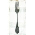 thumbnail image 2 of Villa, Milli 9x14 White Modern Wood Framed Museum Art Print Titled - Fork, 2 of 4