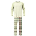 thumbnail image 5 of Fewfanhot Men Pajama Set Lightweight Nightwear Pjs Sleepwear Quick Dry Soft Comfy Long Sleeve Loungewear With Pocket, 5 of 7