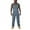 Light Blue, variant on QHFBli Mens Stonewashed Denim Bib Overall Overalls Relaxed Fit Midweight Workwear