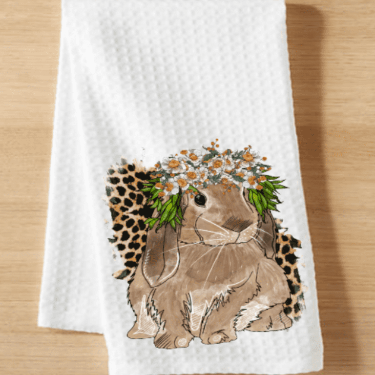 Kitchen Towel, Microfiber Waffle Weave, 16x24