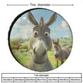 thumbnail image 2 of Heavy Duty Spare Tire Cover 13 Inch Happy Donkey Wheel Protectors Weatherproof Donkey Gifts Universal Fit for Trailer SUV Truck Camper Travel Trailers, 2 of 8