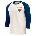 thumbnail image 2 of Men's Darius Rucker Collection by Fanatics Navy/White Chicago Bears Raglan 3/4 Sleeve T-Shirt, 2 of 3