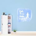 thumbnail image 2 of Eat Sleep Ride Repeat Skiing Lovers Motivational Quote Watercolor Decal Wall Art Sticker Designs Vinyl Stickers For Home House Walls Rooms Windows Bedroom Decoration Size (20x20 inch), 2 of 3
