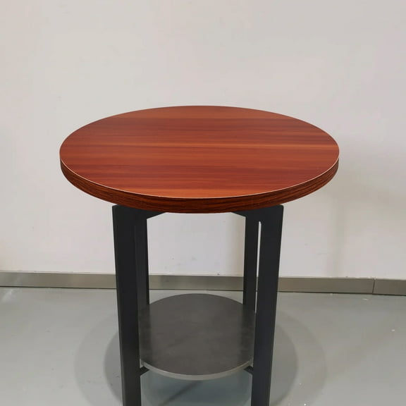 Masteelf Solid Wood Round Table Top for Craft Brown Wooden DIY Dinning Tables 40cm