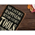 thumbnail image 5 of Funny Metal Sign Garage Wall Decor Grandpa's Buy Tools Workshop Decorations Gifts for Dad Mechanic Aluminium 12 x 8 Inches, 5 of 5